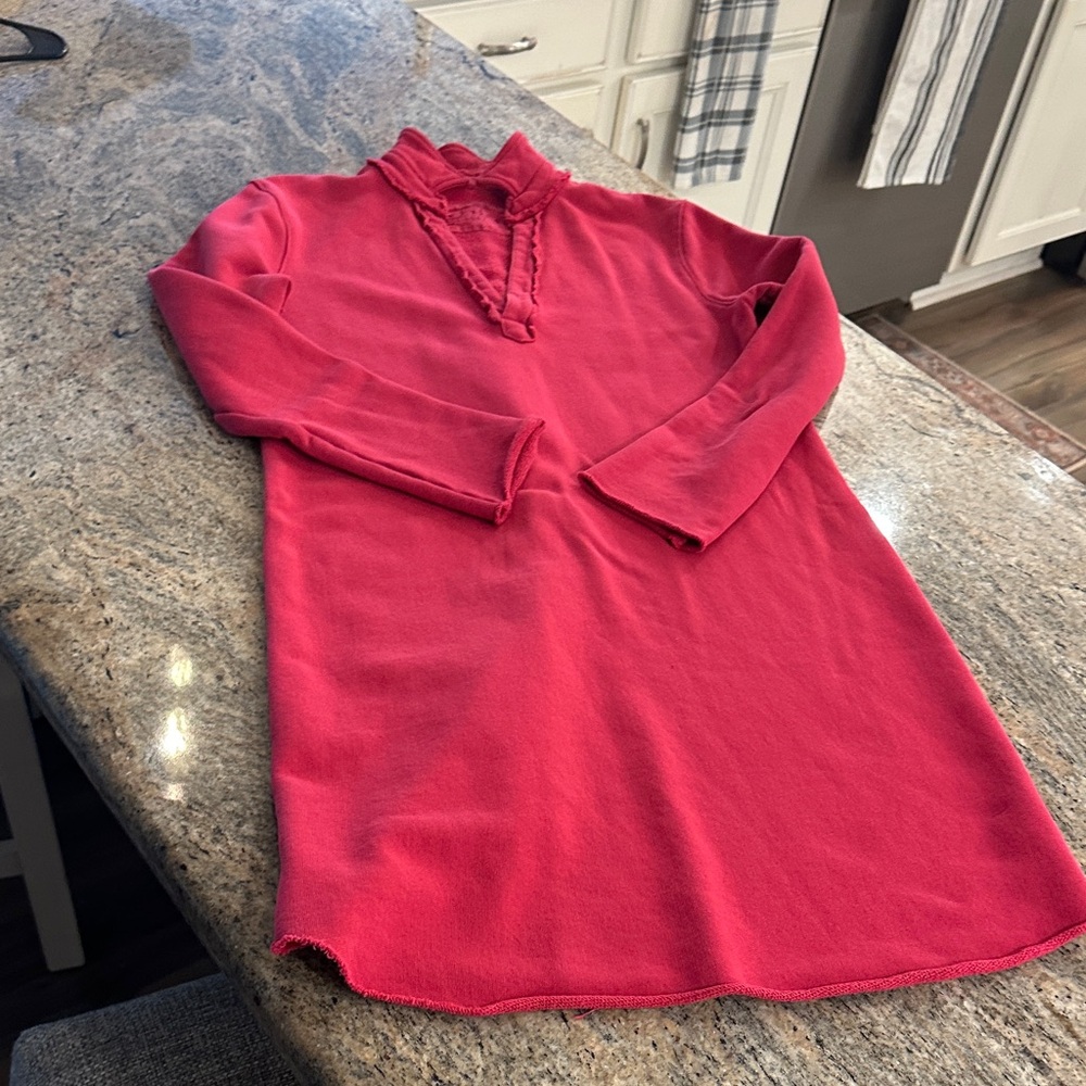 Hot pink Long Sleeve Dress